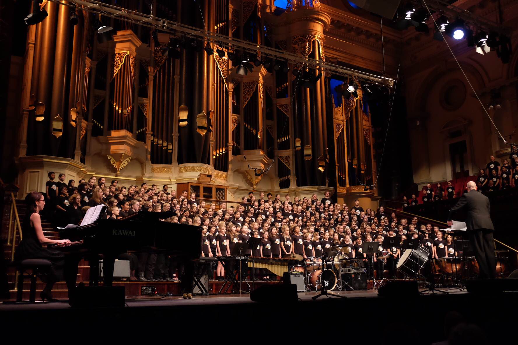 NSW Primary Proms Combined Choir 2015, guest conductor Mr. John Benson