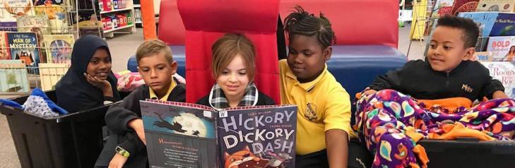 Kids reading books